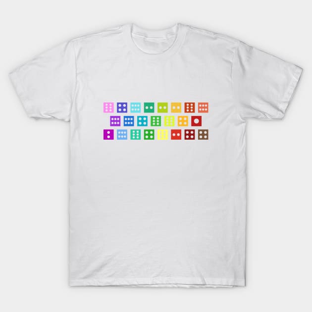 Dota Underlords Minimalistic Dice Cutout T-Shirt by felixbunny